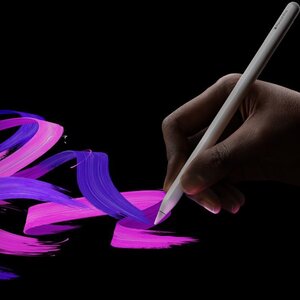Apple Pencil Pro Ψηφιακή Γραφίδα Αφής με Palm Rejection για iPad Pro 2024 / iPad Air 2024 σε Λευκό χρώμα MX2D3ZM/A