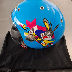Corsa CX300 Blue Looney Tunes Παιδικό Κράνος Μηχανής Jet ECE 22.06 750gr 28271