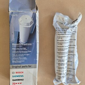 Bosch Φίλτρο Νερού Μηχανής Espresso για Bosch, Siemens, Neff 50ml 00461732