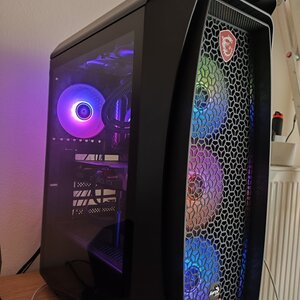 Aerocool Aero One Frost Gaming Midi Tower Computer Case with Side Window