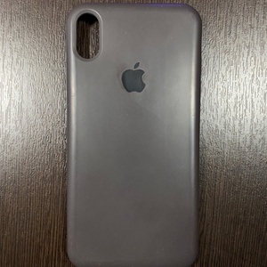 Apple Silicone Case Black (iPhone XS Max)
