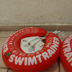 2 τεμάχια Freds Swim Academy Βρεφικό Σωσίβιο Swimtrainer για 6 Μηνών έως 4 Ετών Κόκκινο 04001