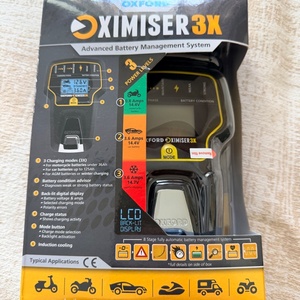 Oxford Φορτιστής Μπαταρίας Αυτοκινήτου 12V με Power Bank Oximiser 3X EL200EU