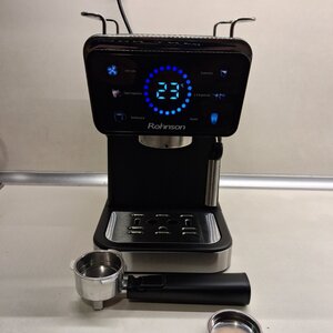 Rohnson Hot & Cold Μηχανή Espresso 1350W Πίεσης 20bar Μαύρη