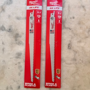 Σετ 2 πακέτα Milwaukee 48005016 Λάμα για Ξύλο 230mm