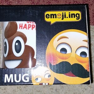 ToyMarkt Emoji Me 99470 Κούπα από Πορσελάνη Λευκή 325ml 79-450