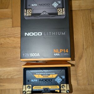 Noco Lithium Powersport Λιθίου Μπαταρία Μοτοσυκλέτας YTX7A-BS 500A με Χωρητικότητα 4Ah και 51Wh 13-NLP14
