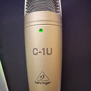 Behringer C-1U Πυκνωτικό Μικρόφωνο USB Shock Mounted για Φωνητικά σε Ασημί Χρώμα