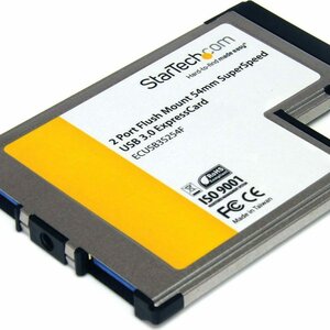StarTech ExpressCard σε USB 3.0 2 Port USB 3.0 with UASP54mm for Laptop