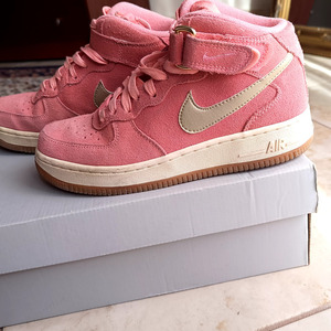 Nike Air Force 1 Mid '07 Γυναικεία Μποτάκια Ροζ 818596-800