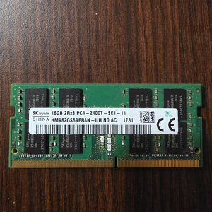 Hynix 16GB DDR4 RAM με Ταχύτητα 2400 για Laptop (HMA82GS6AFR8N)