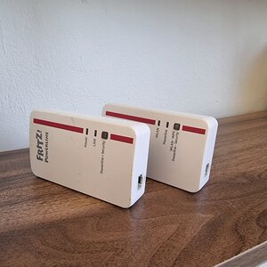 AVM Fritz!Powerline 1240E Powerline Διπλού Kit για Ασύρματη Σύνδεση Wi‑Fi 4 και Θύρα Ethernet