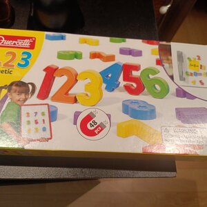 Quercetti Magnetic Educational Game Letters & Numbers for 4+ years old Years Old