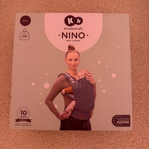 Kinderkraft Μάρσιπος Πλάτης Nino Γκρι με Μέγιστο Βάρος 20kg