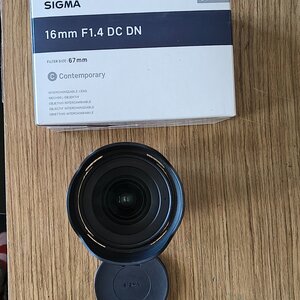 Sigma Φωτογραφικός Φακός Contemporary Fujifilm 16mm f/1.4 DC DN Σταθερός για Fujifilm X Mount Μαύρος