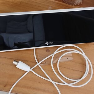 Matel Electronics Anel 2 Εσωτερική Κεραία Τηλεόρασης (δεν απαιτεί τροφοδοσία) σε Λευκό Χρώμα Σύνδεση με Ομοαξονικό (Coaxial) Καλώδιο