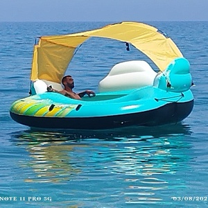 Bestway Sunny Lounge Φουσκωτό Νησί Θαλάσσης με Χειρολαβές 291εκ. 3202599