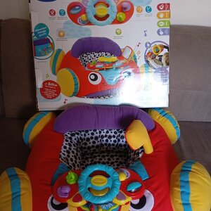 Playgro Όχημα Comfy Car από Ύφασμα με Μουσική και Φως για 6+ Μηνών 0186362