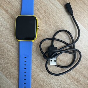 Kiddoboo Παιδικό Smartwatch 44.45mm 2.0 Γαλάζιο/Κίτρινο KB019C2BLU