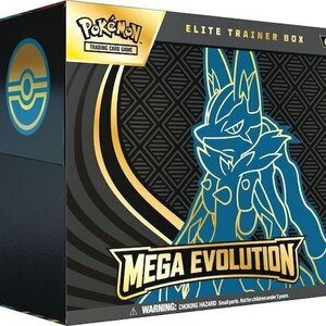Pokemon Mega Evolution Lucario Elite Trainer Box Deck