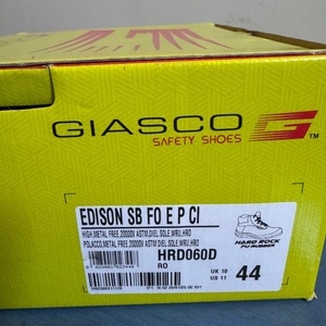 Giasco Edison Αδιάβροχο Μποτάκι Ασφαλείας Μαύρο S3 με Πιστοποίηση (C), P, CI, FO , HI, HRO, SRC, WR,WRU