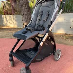 Inglesina Electa Quattro Ρυθμιζόμενο Καρότσι 3 σε 1 Kατάλληλο για Nεογέννητο Union Grey 8.7kg AA51S0UNG