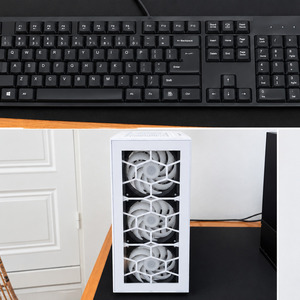 Vengeance Wolf-X11 White Kolink Edition Gaming Desktop PC (Ryzen 7-5700X/32GB DDR4/512GB SSD/GeForce RTX 4060/No OS)