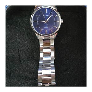 Casio Ανδρικό Ρολόι 40mm Μπαταρίας με Ασημί Μεταλλικό Μπρασελέ MTP-1303PD-2AVEG