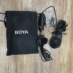 Boya BY-M1S Πυκνωτικό Μικρόφωνο Πέτου, Clip On για Φωνητικά