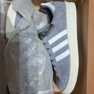 adidas Campus 80s Sneakers Grey / Cloud White / Off White FZ6154
