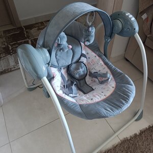 Bebe Stars Ηλεκτρικό Relax Μωρού Κούνια Flora με Μουσική Grey για Παιδί έως 9kg 252-186