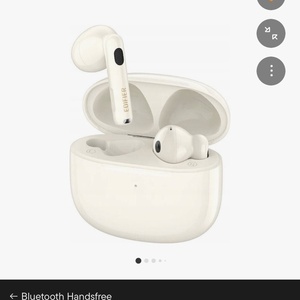 Edifier W320TN Earbud Bluetooth Handsfree Ακουστικά με Αντοχή στον Ιδρώτα και Θήκη Φόρτισης Λευκά