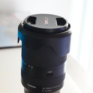 Tamron Full Frame Φωτογραφικός Φακός Di III RXD 28 - 200mm f/2.8 - 5.6 Telephoto / Wide Angle / Tele Zoom για Sony E Mount Μαύρος
