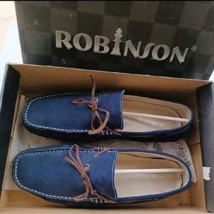 Robinson Ανδρικά Μοκασίνια σε Μπλε Χρώμα 72881