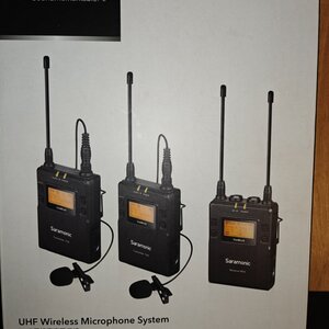 Saramonic UWMIC9 (RX9+TX9+TX9) Σετ Ασύρματο Δυναμικό Μικρόφωνο Πέτου, Clip On, Ζώνης Δημοσιογραφικό