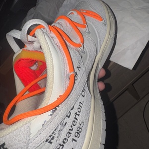 Nike Dunk Low Off-White Lot 31 Ανδρικά Sneakers Sail / Neutral Grey / Total Orange DJ0950-116