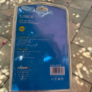 Turbo-X HDMI 1.4 High Speed 1080p 120Hz Cable HDMI male - HDMI male 10m Χρυσό