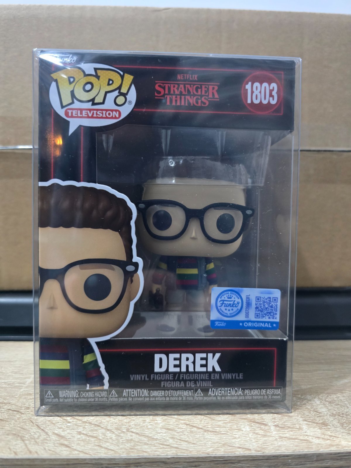 Funko Pop! Television: Stranger Things - Derek 1803 Special