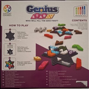 Επιτραπέζιο Παιχνίδι Genius Star για 1-2 Παίκτες 8+ Ετών 152585 (EN) Smart Games