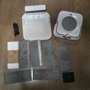 iRobot Braava Jet M6 Σκούπα Ρομπότ για Σκούπισμα & Σφουγγάρισμα με Χαρτογράφηση και Wi-Fi Λευκή