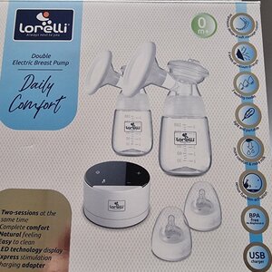 Lorelli Daily Comfort Double Ηλεκτρικό Διπλό Θήλαστρο Ρεύματος Χωρίς BPA Τιρκουάζ 180ml 10220590002