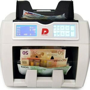 Double Power DP-7100E3D(VD) Καταμετρητής Χαρτονομισμάτων Μικτής Καταμέτρησης με Ταχύτητα 1500/min & UV| IR Ανίχνευση Πλαστών