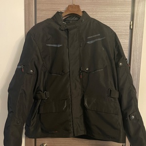 Nordcode Senegal V2 Oversize Ανδρικό Μπουφάν Μηχανής Cordura 4 Εποχών Αδιάβροχο Μαύρο/Λαδί NOR000JAC451O