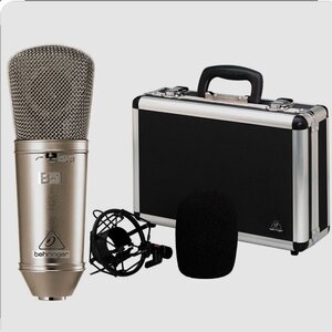 Behringer B-1 Πυκνωτικό Μικρόφωνο XLR Shock Mounted για Φωνητικά σε Χρυσό Χρώμα