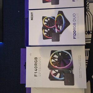 NZXT F120 Duo Case Fan (1800rpm / 48.58cfm) με RGB Φωτισμό και Σύνδεση 4-Pin PWM 3τμχ