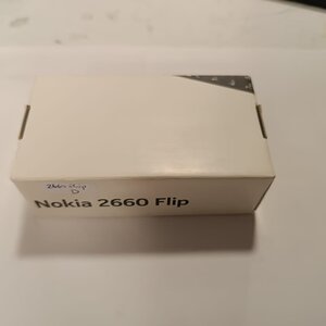 Nokia 2660 Flip Dual SIM Mobile with Buttons (English Menu) Black