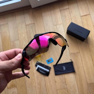 Oakley Radar Ev Pitch Ανδρικά Γυαλιά Ηλίου με Μαύρο Κοκκάλινο Σκελετό και Μαύρο Φακό OO9211-22