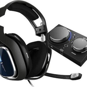 Astro A40 TR MixAmp Pro TR Over Ear Gaming Headset με σύνδεση 3.5mm Black/Blue