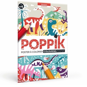 Poppik Ζωγραφική Dinosaurs COL005