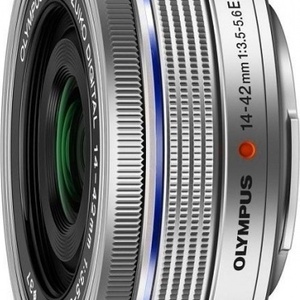 Olympus Crop Φωτογραφικός Φακός M.Zuiko Digital ED 14-42mm f/3.5-5.6 EZ Standard Zoom / Pancake για Micro Four Thirds (MFT) Mount Ασημί